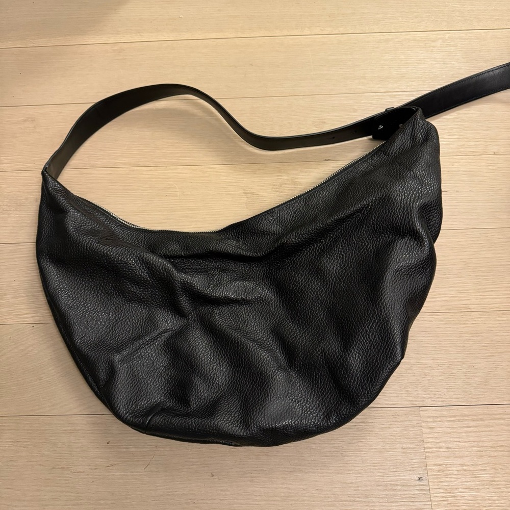Arket Curved Leather Bag
